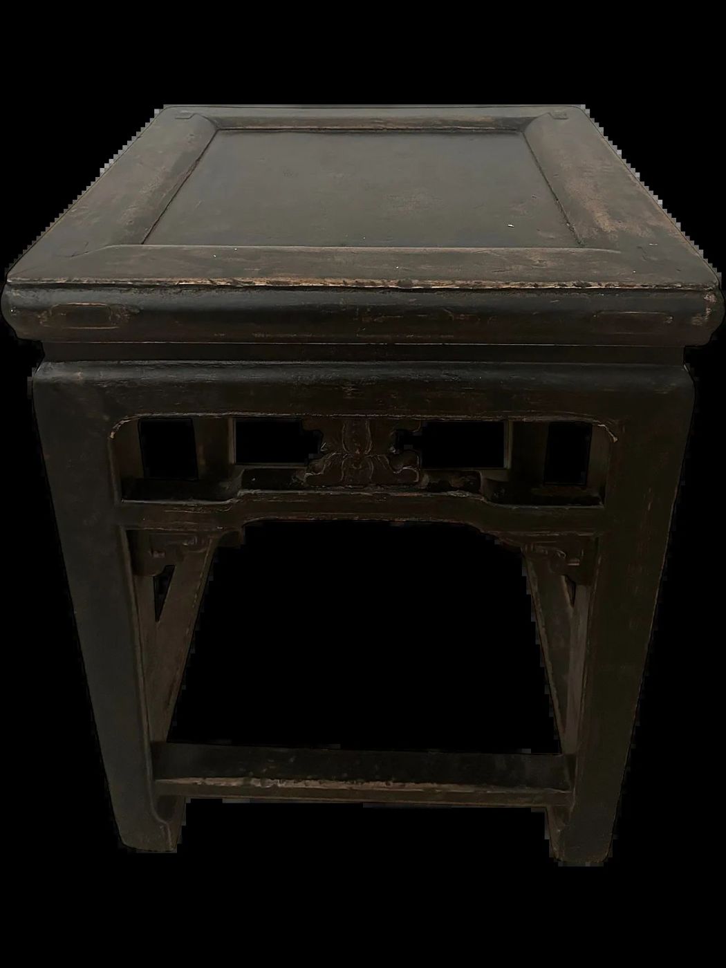 Paar orientalische Hocker/Beistelltische aus den 80er Jahren, Holz